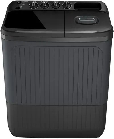 Lloyd Semi Automatic Washing Machine 7.0 Kg 5 star GLWS705ARDVG Gray & Black