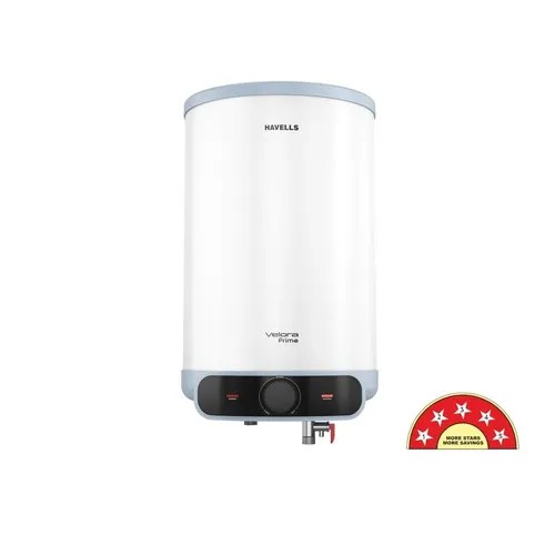 Havells Electrical Water Heater 10 Liters 5 Star Velora Prime White Blue