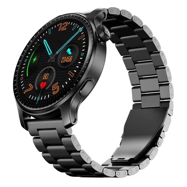 Boat Smart Watch 1.43 (3.63 cms) AMOLED Display Ultima Prime STEEL BLACK