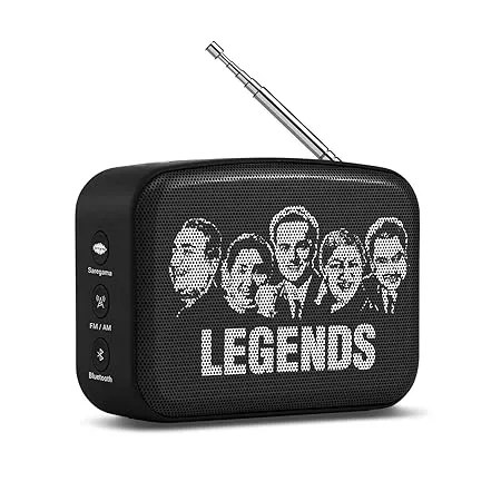 Saregama Bluetooth Speaker Carvaan Mini 2.0 Moonlight Black (Old MRP 2690)