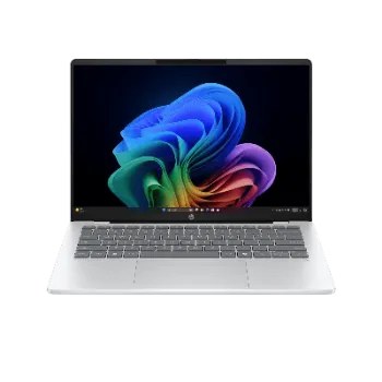 HP Thin & Light Laptop Snapdragon X X1-26-100 AI Powered 16 GB LPDDR5x-8448 1 TB WINDOS 11 MSO HP OMNIBOOK 5 NGAI HP Omni Book 5 NGAI 14-he0015QU Glacier silver aluminum