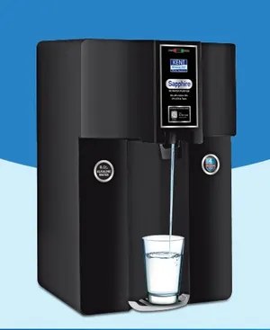 Kent Water Purifier RO 8 litre RO+UF+Inline UV+Alkaline TDS Control + UV in Tank Sapphire 111165B Black