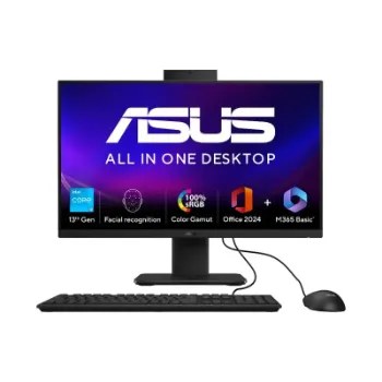 Asus AIO Desktop i3-1315U 8GB DDR5 512 PCIE G4 SSD WINDOS11 MSO ASUS AIO V440VAB-KBPC002WS BLACK