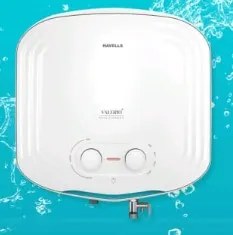 Havells Electrical Water Heater 10 Liters 5 Star Valerio+ GHWVVPDMEW10 White Blue