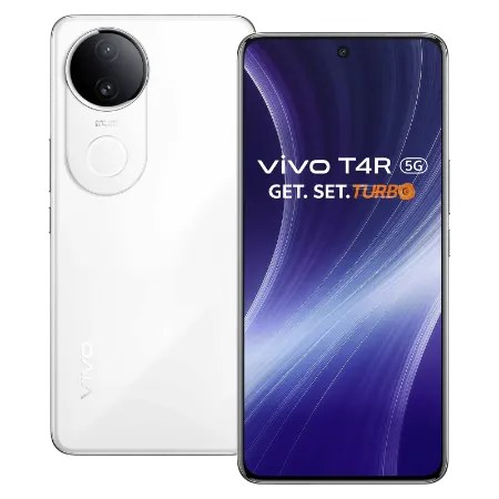 Vivo Android Smartphone T4R 5G (12GB RAM,256GB Storage/ROM) V2518 Arctic White