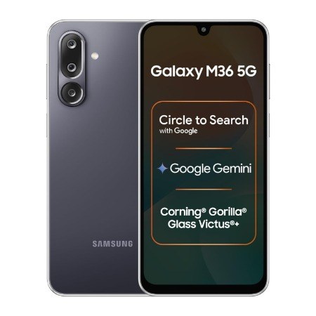 Samsung Android Smartphone Galaxy M36 5G (6GB RAM, 128GB Storage) M366BB Black