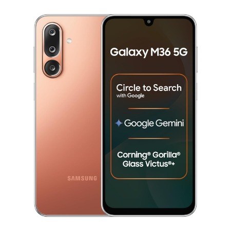 Samsung Android Smartphone Galaxy M36 5G (8GB RAM, 256GB Storage) M366BG Orange
