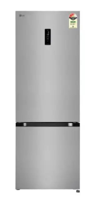 LG Bottom Freezer Refrigerator 340 Litres convertible 3 Star Inverter Wi-Fi GL-B382DPZX Shiny Steel