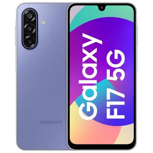Samsung Android Smartphone Samsung F17 5G (4GB RAM, 128GB Storage/ROM) E176BA Violet Pop