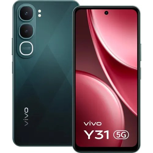 Vivo Android Smartphone Y31 5G (6GB RAM, 128GB Storage/ROM) V2521 Nova/Coral Green