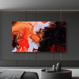 Haier 4K Ultra HD TV 140 cm (55 Inches) Android Mini LED H55M80FUX Black