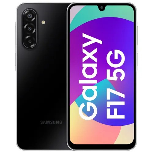 Samsung Android Smartphone Samsung F17 5G (8GB RAM, 128GB Storage/ROM) E176BD Neo Black