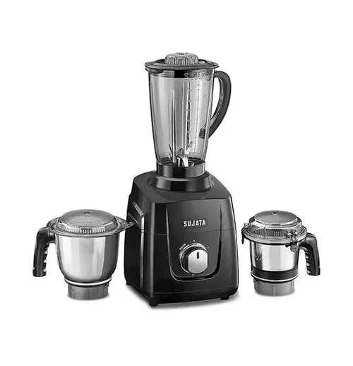 Sujata Mixer Grinder 1000 Watts 3Jar Heavy Duty MG01 Black