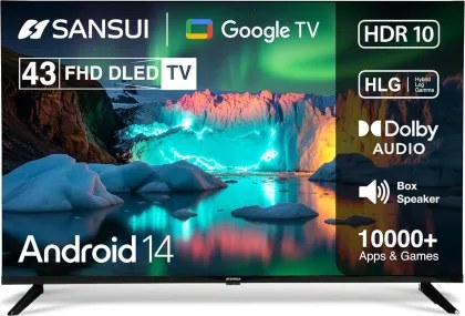 Sansui Full HD LED TV 109 cm (43 inches) JSWG43CSFHD Black