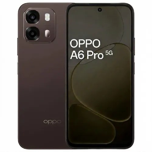 Oppo Android Smartphone A6 Pro 5G (8GB RAM, 128GB Storage/ROM) CPH2827 Cappucino Brown