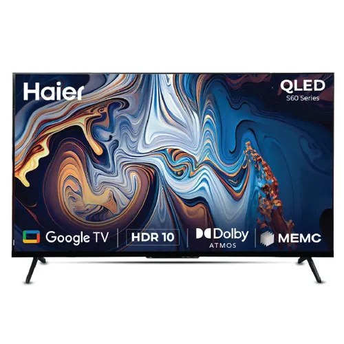 Haier QLED TV 139 cm (55 inches) Android 55S60QXX Black
