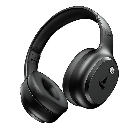 Boat Wireless Over-Ear Phone Enx Rockerz 421 Black Sabre