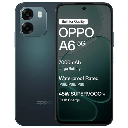 Oppo Android Smartphone A6 5G (6GB RAM, 128GB Storage/ROM) CPH2785 Sapphire Blue