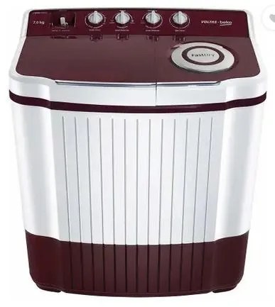 Voltas Beko Semi Automatic Washing Machine 7.0 Kg WTT70DLIM/BRSSWH5POD Burgundy