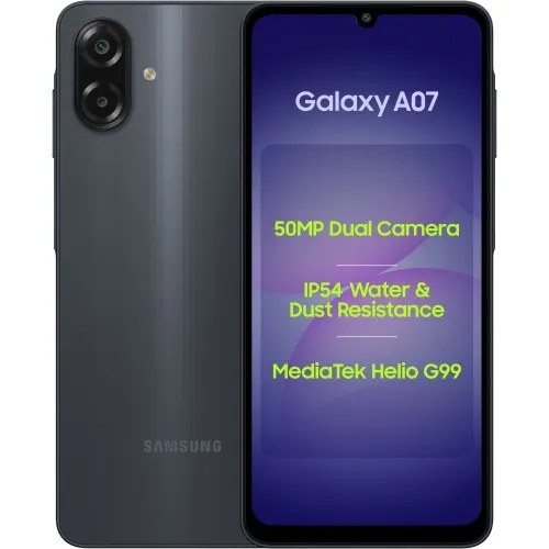 Samsung Android Smartphone A07 5G (4GB RAM, 128GB Storage/ROM) A076BB Light Green