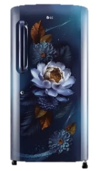 LG Single Door Refrigerator 185 Litres 3 Star Inverter GLD1936YABW Blue Water Lily