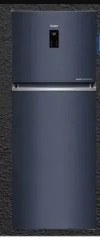 Haier Double Door Refrigerator 328 Litres Convertible 2 Star Inverter HRF-3782BLGKA-P Graphite Black