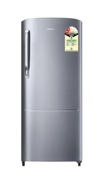 Samsung Single Door Refrigerator 183 Litres 2 Star Inverter RR20H2712S8 Elegant Inox
