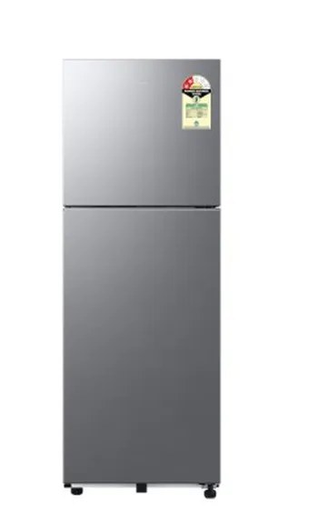 Samsung Double Door Refrigerator 236 Litres 2 Star Inverter RT40H28W2PNL Elegant Inox
