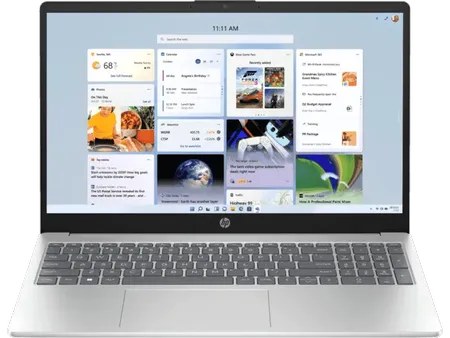 HP Windows Laptop Ryzen5-7520U,16GB LPDDR5,512GB SSD Win11,MSO24,15.6 FHD HP 15 fc0690AU Silver