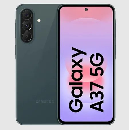 Samsung Android Smartphone A37 5G (8GB RAM, 256GB Storage/ROM) A376EG Awesome Gray Green