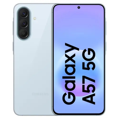 Samsung Android Smartphone A57 5G (12GB RAM, 256GB Storage/ROM) A576BG Awesome ICE Blue
