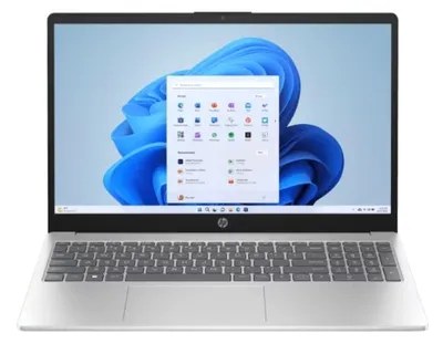 HP Windows Laptop Ryzen 5-7520U,8GBLPDDR5,512SSD Win11,MSO HP 15 fc0805AU Silver
