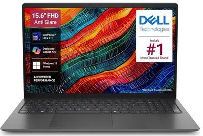 Dell Windows Laptop Ultra 5 225H,8GB,512GB,Win11 MSO,15.6 FHD CD15260 Dell 15 CD15260CTOH1RINB1 Carbon Black