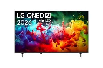 LG 4K Ultra HD TV 139 cm (55 inches) QNED 55QNED70BLA Black