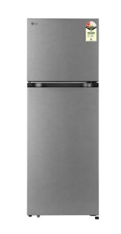 LG Double Door Refrigerator 251 Litres Convertible 2 Star Inverter GLT2526XWDS Dazzle Steel