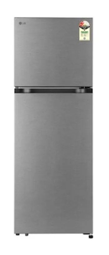LG Double Door Refrigerator 251 Litres 2 Star Inverter GLT2526WWDS Dazzle Steel