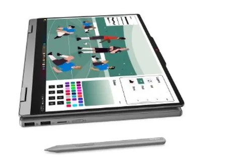 Lenovo Convertible Laptop Intel Core Ultra 5 322,16GB RAM 512SSD,WIN11,MSO24 ,Up to 46 TOPS IdeaPad 5 2-in-1 14I 83UG000HIN lUNA GREY