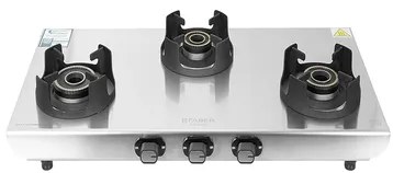 Faber Gas Stove 3 Burner EMBER 3BB SS CI