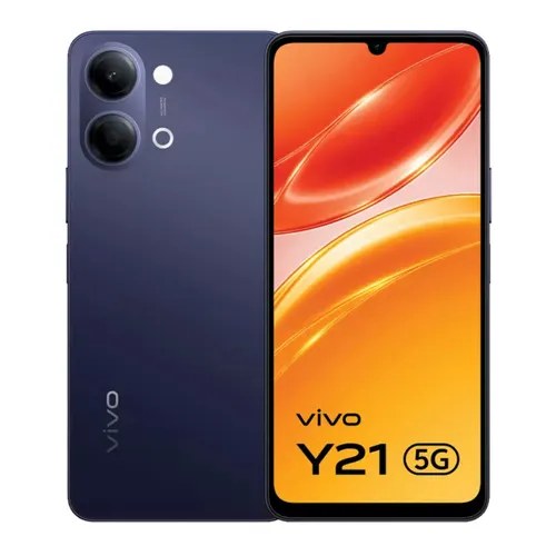 Vivo Android Smartphone Y21 5G (4GB RAM, 128GB Storage/ROM) V2553 Mystic Blue