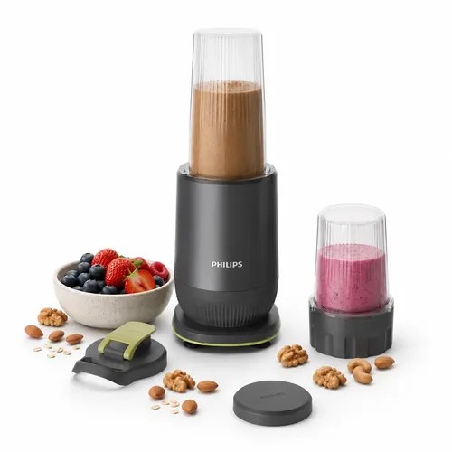 Philips Hand Blender 350 Watts 2 jar mini blender HR2612/00 Grey
