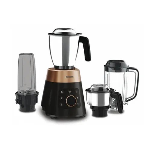 Philips Mixer Grinder 1000 Watts 4 Jar HL7778/00 Metallic Gold and Bold Black